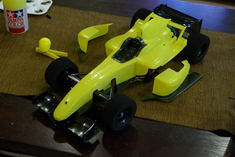 Almost done! Just need to remove protective plastic covering and applying decals and screwing on the drivers head.