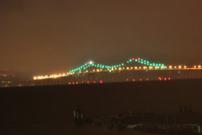 Tappan Zee Bridge in the rain