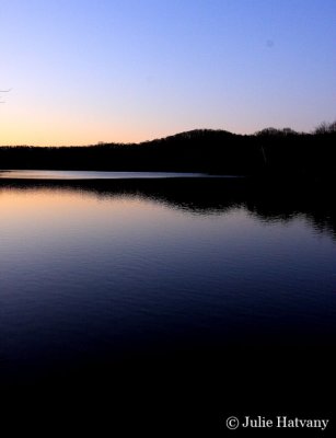 Sunset on Radnor Lake