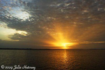 Sunrise on Choctawhatchee Bay at Navarre