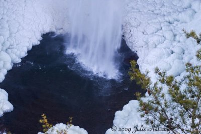 Frozen Fall Creek Falls