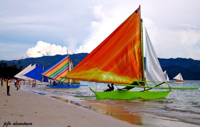 colored sails