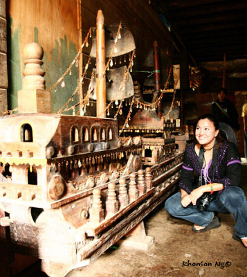 Me in boat carver's house in Marawi