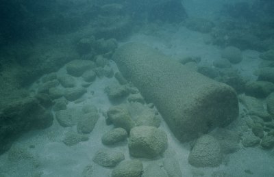 Diving in Herode's harbour