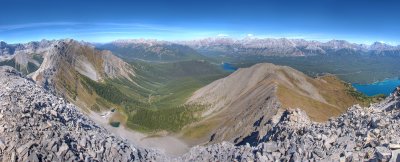 View from Mt. Indefatigable North summit