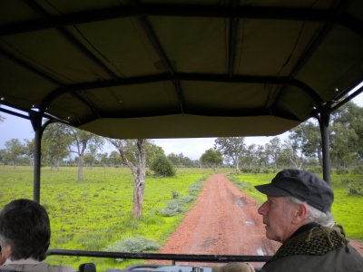 Luangwa Park landscape and the couple who  was with our car all weekend.jpg