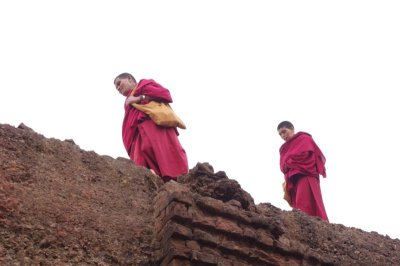 Monks Atop Ruins.jpg