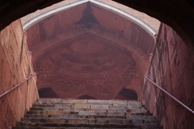 Climbing to Humayun's Tomb.jpg