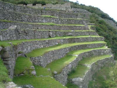 Southwestern Terraced Fields of Machu Picchu near Caretakers Hut.jpg