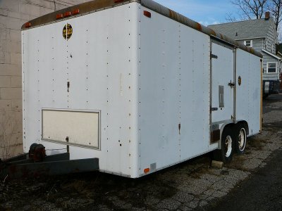 Mark's new (to him) 18 Ft. Enclosed Car Trailer