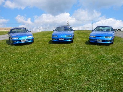 L to R: Jackson's (aka Lotsashelbys), Ralph's (aka Blue Iroc RT), Herb's (aka Goose)