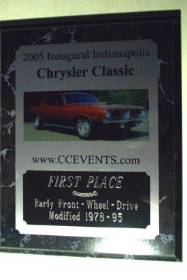 1st Place INDY 2005, Front Wheel Drive Stock 1978 - 1995