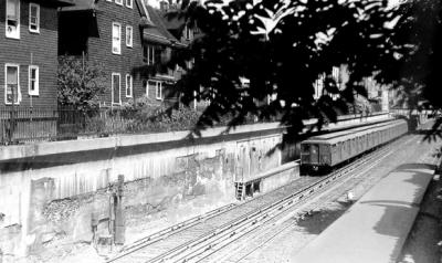 BMT subway - Beverly Rd. station - in Richard's old  neighborhood - northwest to Manhattan, southeast to Coney Island. (1950's)