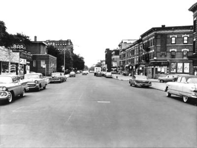 Richard's old Brooklyn neighborhood - Cortelyou Rd. looking northeast toward Stratford Rd. and then Westminster Rd. (circa 1960)
