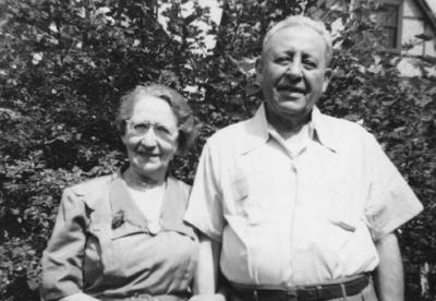 Grandma Gussie and grandpa Charles (father's side)