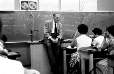 Thomas Lawrence - Richard's biology class at Erasmus Hall (1958) - one of Richard's favorite teachers in high school.