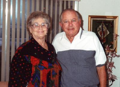 Aunt Clara (Hilda's sister) and uncle Morris (1980's)