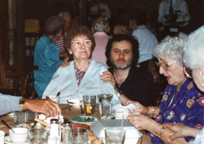 Richard and his mother Hilda. Aunt Betty, Hilda's sister, is in the foreground. (early 1990's)