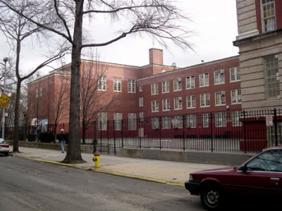 P.S. 139  - schoolyard and Richard's old stickball court (drew strike zone on far wall) and punchball court - on Argyle Road.