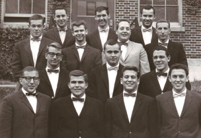The dental class (1963). Richard is in the second row - middle.