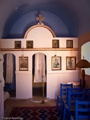 A peek inside Anastasi Chapel
