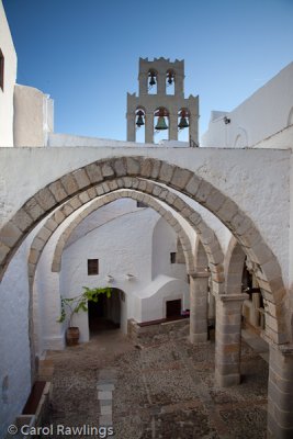Monestary bells and the courtyard