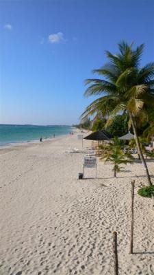 A section of the beach in Negril