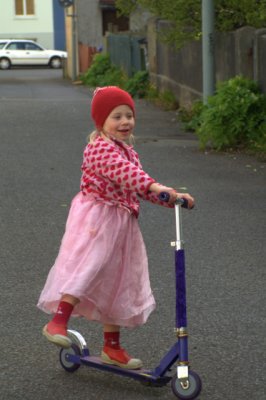 Girl playing