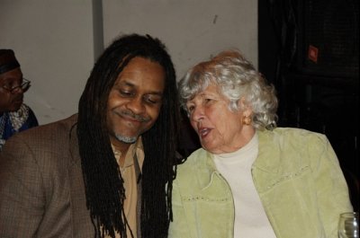 Aaron Graves (pianist) and Carol Stone (Co-Founder, Cape May Jazz Festival) - 061