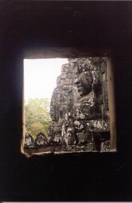 Faces through Window