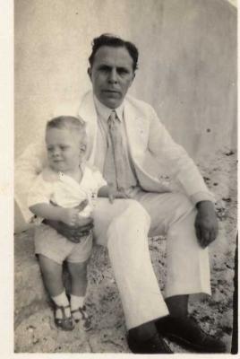 Grandpa Luis Rojas with Tom