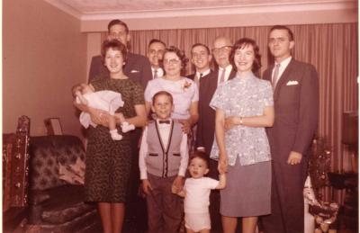 Curran Family - Christmas 1961