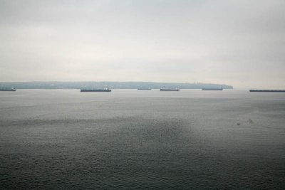 Bulk Carrier Ships in English Bay