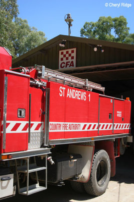0031- fire engine at the St Andrews CFA
