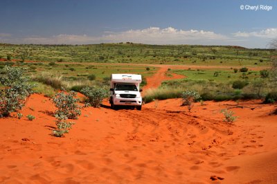 The drive to Uluru