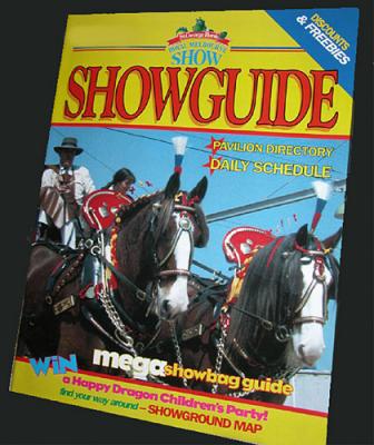 Cover photo supplied for Royal Melbourne Show Showguide