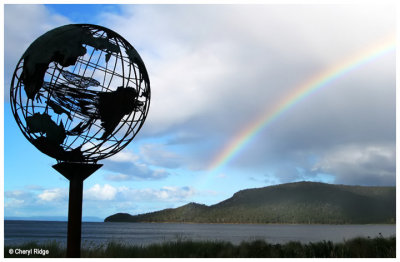 5975 - rainbow over Bruny Island