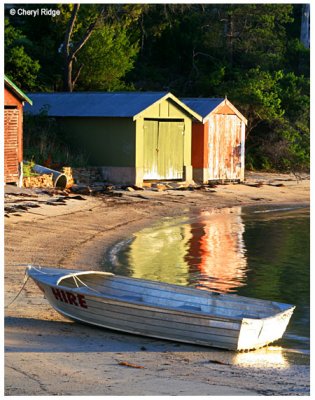 6136 - Coles Bay boat sheds