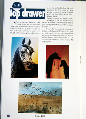 Photography and artwork in a hobby publication