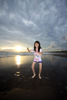 Pangandaran Beach with the Family