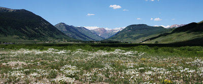 Looking up the Valley from Crested Butte