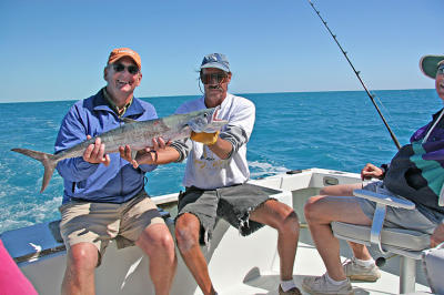 We catch a barracuda
