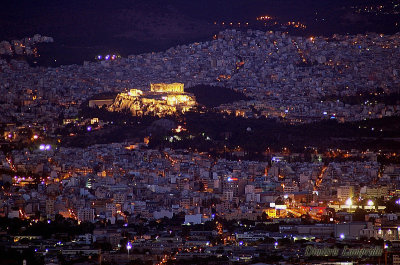 ACROPOLIS  BY  NIGHT  ...