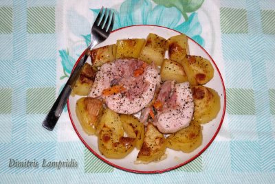 Chicken  Stuffed  with  Potatoes  ...