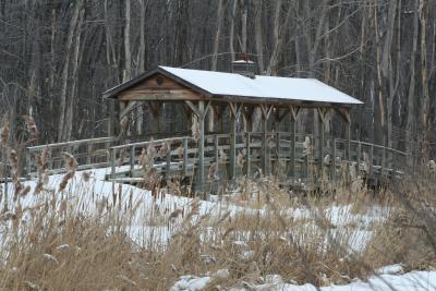 Covered walking bridge 2