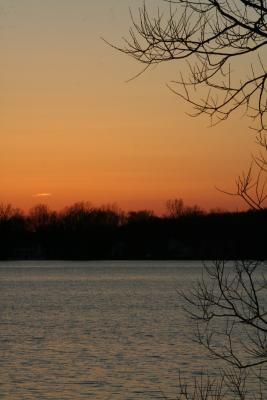 Sunset on Walled Lake