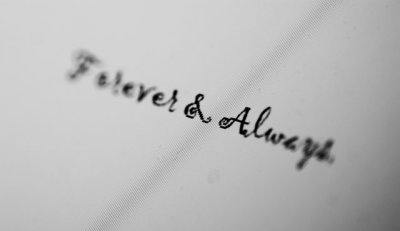 forever and always...
