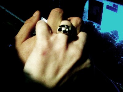 holding hands...