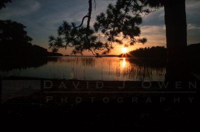 15484V Sturgeon Lake sunset