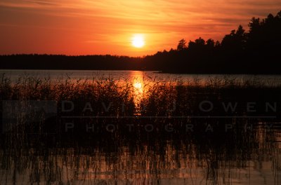 15487V Sturgeon Lake sunset